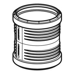 Geberit Silent-PP Doppelsteckmuffe Außendurchmesser 160mm... GEBERIT-390716141 4025416084228 (Abb. 1)