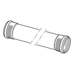 Geberit Silent-PP Rohr mit zwei Muffen Außendurchmesser 40mm, Länge 300cm... GEBERIT-390114141 4025416936053 (Abb. 1)