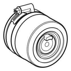 Geberit Silent-PP Übergangsmanschette auf Guss Außendurchmesser 135mm... GEBERIT-390695141 4025416971467 (Abb. 1)