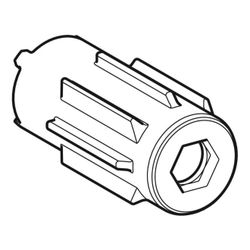 Geberit Montageschlüssel für Geberit PushFit Anschlussdose 60 Grad... GEBERIT-650924001 4025416718604 (Abb. 1)