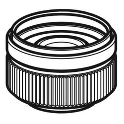 Geberit Kappe mit Schnellkupplung CW617N, M 25mm... GEBERIT-652483001 4025416712312 (Abb. 1)