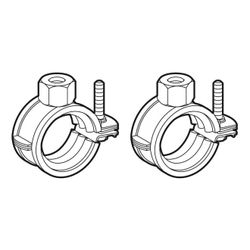 Geberit Set Verteilerbefestigungen gerade 1,0215, di 25–30mm, M 10mm, 2 Stück... GEBERIT-653490001 4025416760931 (Abb. 1)
