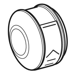 Geberit Kappe auf Verteiler mit Steckanschluss, lösbar CW617N, di 28mm... GEBERIT-653484001 4025416971603 (Abb. 1)
