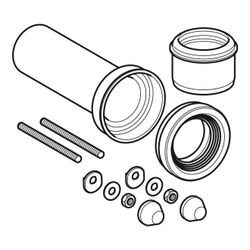 Geberit Set Anschlussstutzen für Wand-WC... GEBERIT-131084161 4025416073772 (Abb. 1)