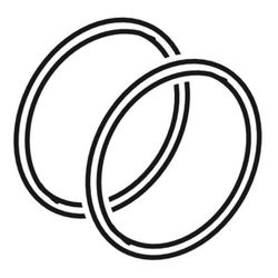 Set O-Ringe für Geberit Mapress Verschraubungen konisch dichtend, HNBR, G 1 3/8", 2 ... GEBERIT-242522001 4025416113201 (Abb. 1)
