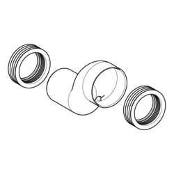 Geberit Set Anschlussstutzen für Wand-WC 7cm, etagiert... GEBERIT-131108111 4025416119432 (Abb. 1)