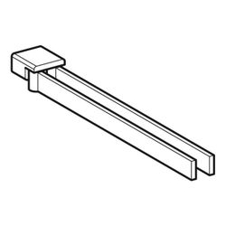 Geberit Doppelhandtuchhalter für Geberit Monolith Sanitärmodul für Waschtisch Hochgl... GEBERIT-131110211 4025416165521 (Abb. 1)