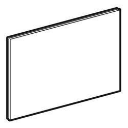 Geberit Sigma 80 Drückerplatte, 2-Mengen-Spülung, Square, 4,1V bis Baujahr 2022, Sch... GEBERIT-242618SG1 4025416157595 (Abb. 1)