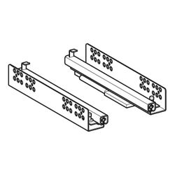 Geberit Set Schubladenschienen für Hochschrank, Länge 25cm, 2 Stück... GEBERIT-243950001 4025416824800 (Abb. 1)