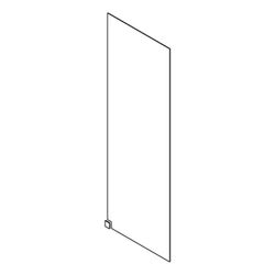 Geberit Walk-in-Duschwand Länge 119cm, Höhe 200cm... GEBERIT-560003001 4025410571274 (Abb. 1)