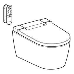 Geberit AquaClean Sela WC-Komplettanlage Wand-WC, Mattweiß... GEBERIT-146220JT1 4025410059222 (Abb. 1)