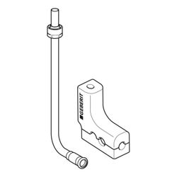 Geberit Mapress Metallrohr-Anschlussbogen 90 Grad mit Dämmbox Anschlussverschr. für Euro... GEBERIT-63126 4025410585226 (Abb. 1)