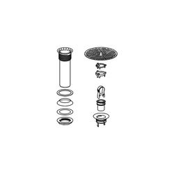 Geberit Set Ablaufgarnitur für Hybridurinale Außendurchmesser 50mm... GEBERIT-500672001 4025416221852 (Abb. 1)