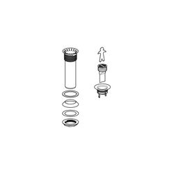 Geberit Set Ablaufgarnitur für wasserlose Urinale Außendurchmesser 50mm... GEBERIT-500673001 4025416221913 (Abb. 1)