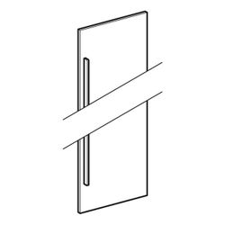 Geberit iCon Tür für Hochschrank, Breite 36cm, Eiche... GEBERIT-598770000 4022009338294 (Abb. 1)