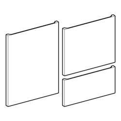 Geberit Set Schubladenfront, 2 Türen für Renova Plan Seitenschrank Ulme... GEBERIT-595290000 4022009346176 (Abb. 1)
