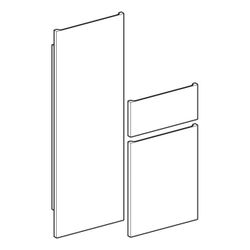 Geberit Set Schubladenfront, 2 Türen für Renova Plan Hochschrank Eiche... GEBERIT-595303000 4022009346244 (Abb. 1)