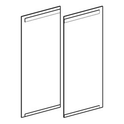 Geberit Set Türen für Option Spiegelschrank, Breite 90cm, 2 Stück... GEBERIT-595203000 4022009355253 (Abb. 1)