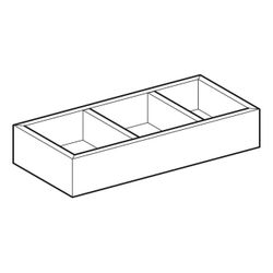 Geberit Schubladeneinsatz H-Unterteilung, für obere Schublade, 32,3x5,9x15cm, Lava/M... GEBERIT-500677001 4025416139430 (Abb. 1)