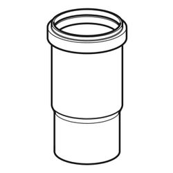 Geberit PE Langmuffe Außendurchmesser 200mm... GEBERIT-370700161 4025416035756 (Abb. 1)