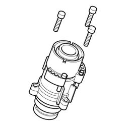 Geberit Mischerkartusche für Selbstschlussarmatur Typ 26, für Kalt- und Mischwasser,... GEBERIT-241353001 4025416689751 (Abb. 1)