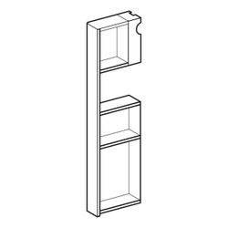 Geberit Auszug links, für Monolith Sanitärmodul für Waschtisch Aluminium gebürstet... GEBERIT-242733TA1 4025416175193 (Abb. 1)