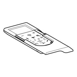 Geberit Fernbedienung für Geberit AquaClean 8000plus... GEBERIT-242298001 4025416742807 (Abb. 1)