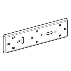 Geberit Mapress Montageplatte für Gaszähler 1,0215, AD 25cm... GEBERIT-91096 4024723910961 (Abb. 1)