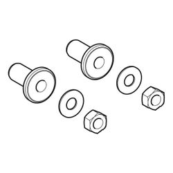 Geberit Set Schallschutzhülsen für Geberit AquaClean Mera, Sela, 2 Schallschutzhülse... GEBERIT-243697001 4025416555285 (Abb. 1)