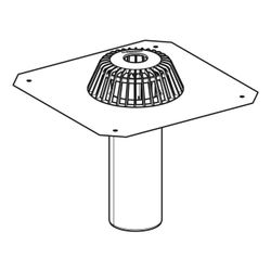 Geberit Dachwassereinlauf mit Anschlussblech Außendurchmesser 110mm... GEBERIT-359037001 4025416552826 (Abb. 1)