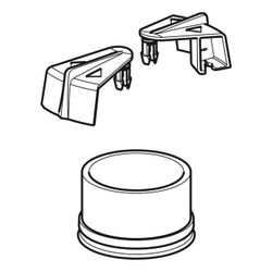 Geberit Pluvia Notüberlauf, maximale Stauhöhe 70mm bei 19l/s... GEBERIT-359036001 4025416552819 (Abb. 1)