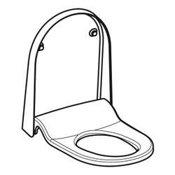 Geberit Dusch-WC-Sitz für Geberit AquaClean Sela bis Baujahr 2018 Alpinweiß/glänzend... GEBERIT-242810111 4025416219347 (Abb. 1)