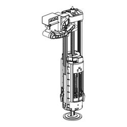 Geberit Spülventil mit Servomechanismus 4,1V, für Geberit AquaClean Mera Classic WC-... GEBERIT-244121001 4025416141082 (Abb. 1)