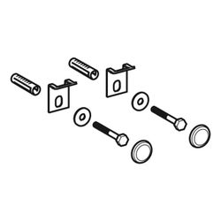 Geberit Befestigungsmaterial für Stand-WC und Standbidet, Befestigung an Wand... GEBERIT-551060000 4022009161908 (Abb. 1)