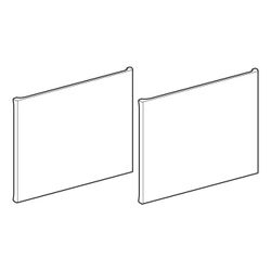 Geberit Set Schubladenfronten für Renova Plan Unterschrank für Doppelwaschtisch Weiß... GEBERIT-595265000 4022009345667 (Abb. 1)
