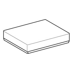 Geberit Sitzkissen für Hocker Renova Comfort, 596934000... GEBERIT-596934000 4022009320305 (Abb. 1)