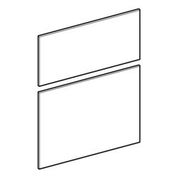 Geberit Schubladenfronten für Xeno2 Seitenschrank, Greige, 45cm, 595456000... GEBERIT-595456000 4022009339598 (Abb. 1)