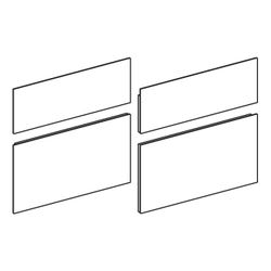 Geberit Schubladenfronten für Xeno2 Unterschrank für Waschtisch, 140cm, Weiß, 2er-Se... GEBERIT-595451000 4022009339345 (Abb. 1)