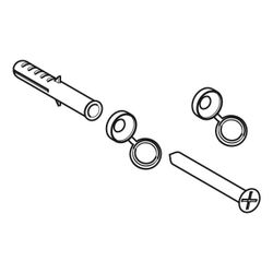 Geberit Befestigungsschraube, Weiß, 595508000... GEBERIT-595508000 4022009325706 (Abb. 1)