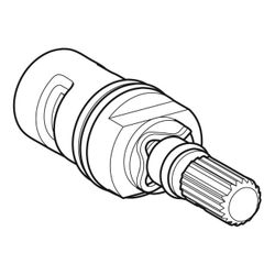 Geberit Ventil Volumenstrom, für Geberit ONE Waschtischarmatur, Wandmontage... GEBERIT-244165001 4025410644305 (Abb. 1)