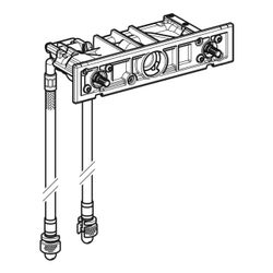 Geberit Ventilblock für ONE Waschtischarmatur, Wandmontage, für ONE Montageelement u... GEBERIT-244164001 4025410644299 (Abb. 1)