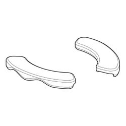 Geberit Set Sitzauflagen für WC, Achatgrau... GEBERIT-572940000 4022009302295 (Abb. 1)