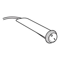 Geberit Wippschalter für Option Basic Lichtspiegel... GEBERIT-596173000 4022009344523 (Abb. 1)
