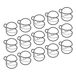 Geberit Smyle Set Regalbolzen für Hochschrank, 15 Stück... GEBERIT-595657000 4022009348163 (Abb. 1)