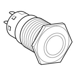 Geberit Lichtschalter für Lichtspiegel... GEBERIT-597588000 4022009322651 (Abb. 1)