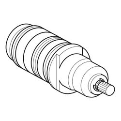 Geberit Thermostatkartusche für Bambini Minithermostat... GEBERIT-599117000 4022009337464 (Abb. 1)
