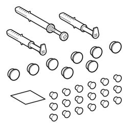 Geberit Befestigungsset für Hängeschrank Acanto... GEBERIT-243887001 4025416821038 (Abb. 1)