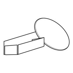 Geberit Vergrößerungsspiegel für Acanto Spiegelschrank Breite Unterschrank 60cm... GEBERIT-243813001 4025416853848 (Abb. 1)