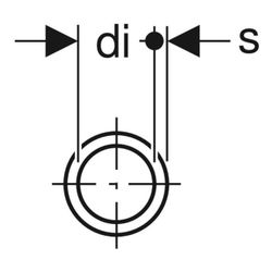 Geberit Mapress Edelstahl Rohrnippel Außendurchmesser 88,9mm... GEBERIT-32058 4024723320586 (Abb. 1)