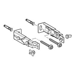 Geberit Duofix Set Fußbefestigung an Rückwand, 2 Stück... GEBERIT-111064001 4025410682529 (Abb. 1)